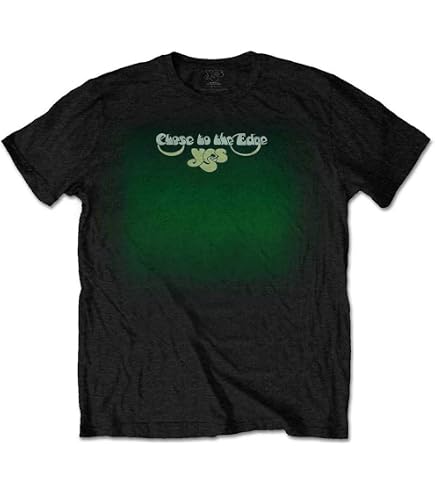Amazon.com: YES T Shirt Fragile Band Logo Official Mens Navy Blue